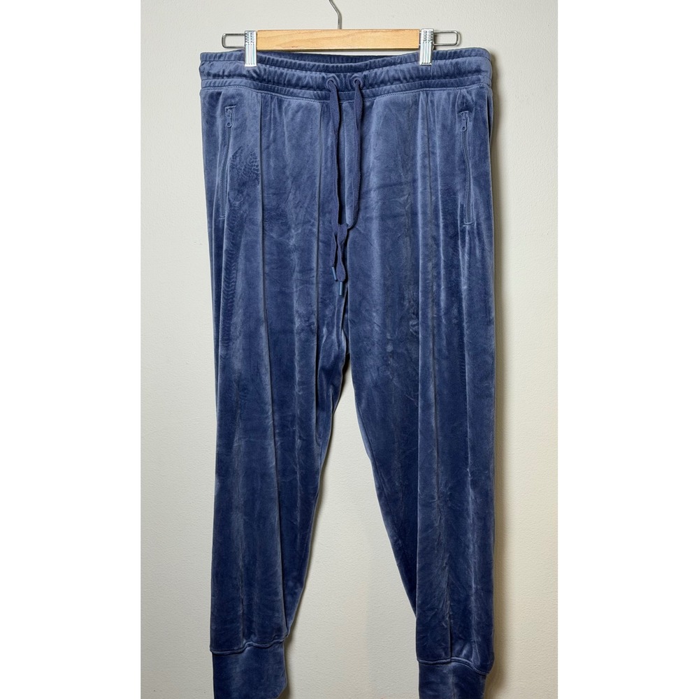 OFFLINE by Aerie Women XL Velour Jogger Pants Zipper Pockets High Waist